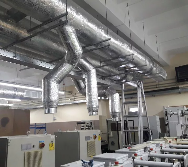 Центральная вентиляция воздуха