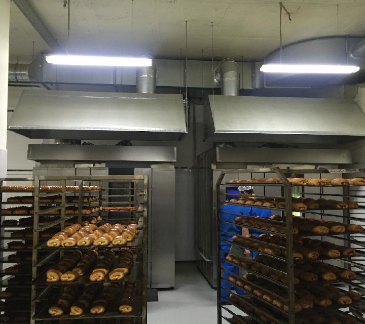 Система вентиляции в пекарне