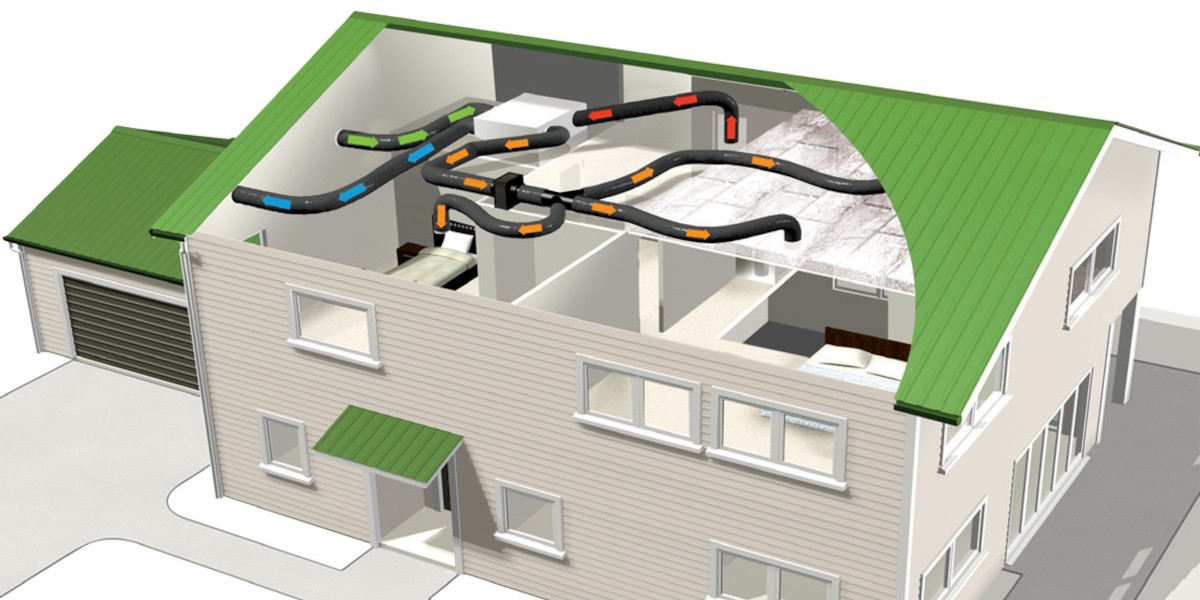 Air housing. Кондиционирование и вентиляция дом будущего. Современные системы кондиционирования для частных домов. Вентиляция коттеджа 3d. Мансардные системы вентиляции и кондиционирования.