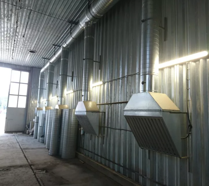 Вентиляция покрасочной камеры Вентиляция покрасочной камеры