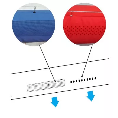Монтаж воздуховодов Текстильные воздуховоды - внешний вид
