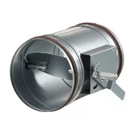 Монтаж воздуховодов Дроссель-клапан - внешний вид