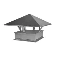 Монтаж воздуховодов Крышный зонт - внешний вид