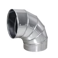 Монтаж воздуховодов Отвод - внешний вид