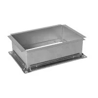 Монтаж воздуховодов Прямоугольная вставка - внешний вид