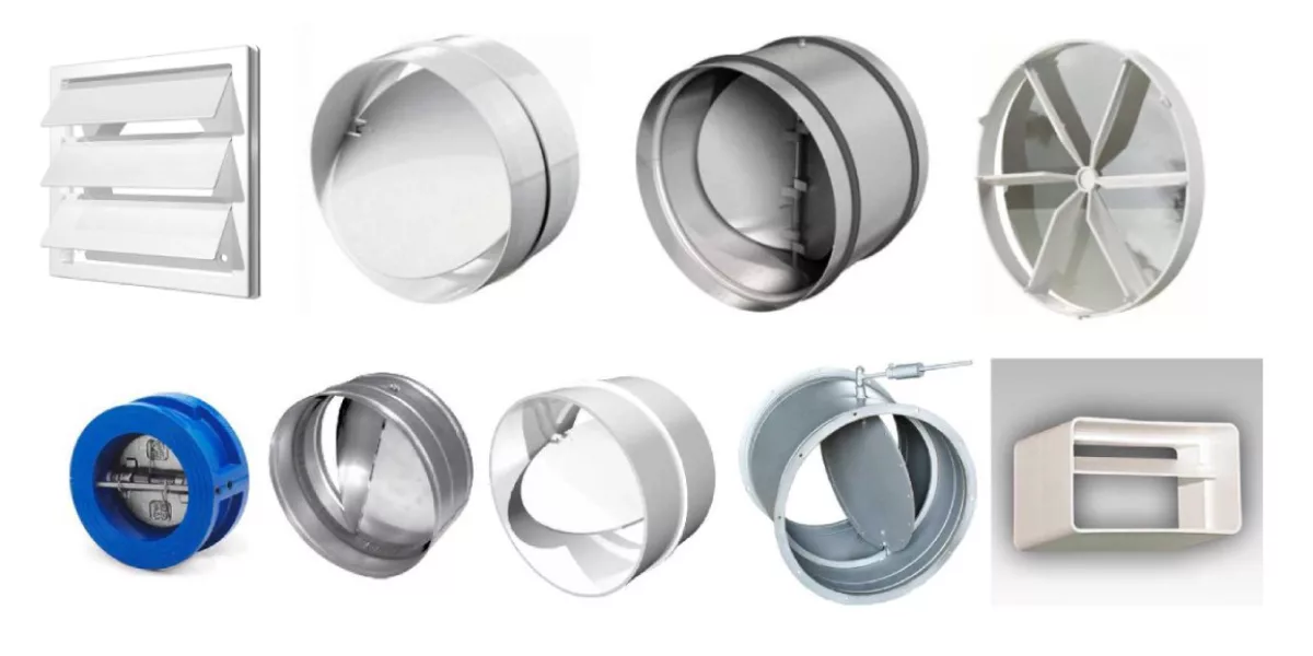 Обратный клапан вентиляции Разновидности обратного клапана вентиляции